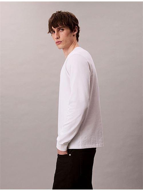 ls easy monogram tee CALVIN KLEIN JEANS | LV04RD247GYAF